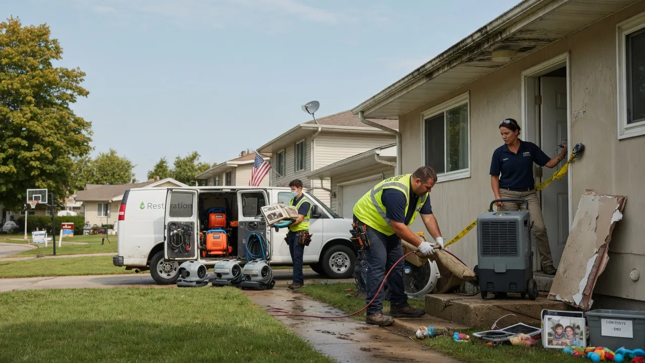 Water Damage Restoration in Toulon, IL near me
